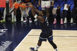 Une véritable démonstration réussite par Anthony Edwards et Minnesota. KEYSTONE/AP/Matt Krohn